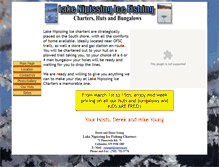 Tablet Screenshot of lakenipissingicefishingcharters.net